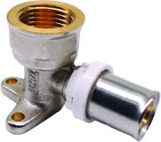 MONTER quality Kolano ścienne gwint wewnętrzny PN10 16x1/2